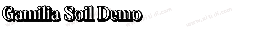 Gamilia Soil Demo字体转换